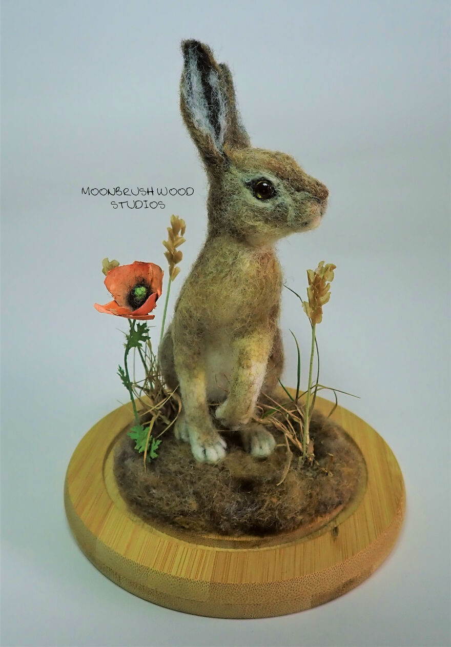 I Created This Mixed Media Sculpture Of A Hare In A Wheat Field I Created This Mixed Media Sculpture Of A Hare In A Wheat Field