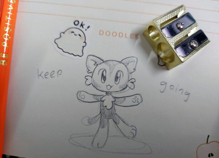 Hey Pandas, Draw A Cat Saying An Uplifting Message (Closed) Hey Pandas, Draw A Cat Saying An Uplifting Message (Closed)