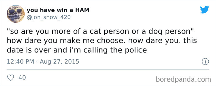 40 Of The Best “Dog People Vs. Cat People” Tweets 40 Of The Best “Dog People Vs. Cat People” Tweets