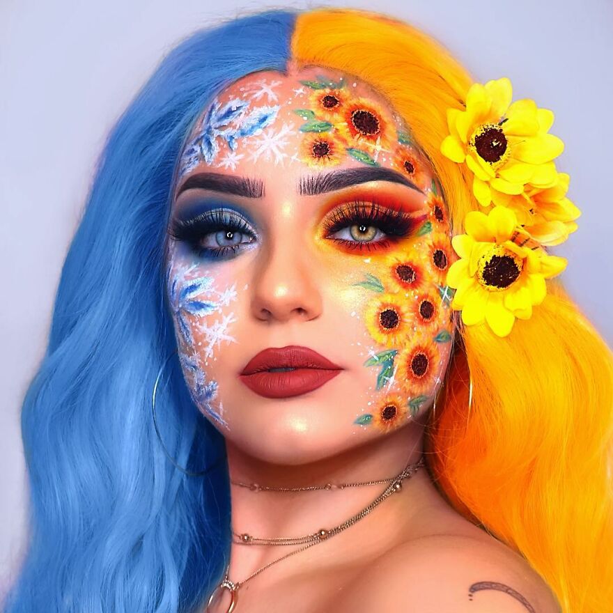 I Use Makeup To Create Art On My Face (107 Pics) I Use Makeup To Create Art On My Face (107 Pics)