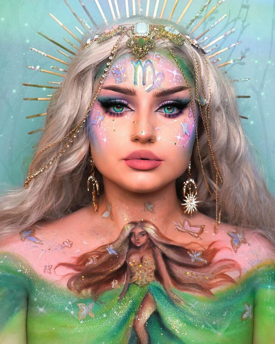 I Use Makeup To Create Art On My Face (107 Pics) I Use Makeup To Create Art On My Face (107 Pics)