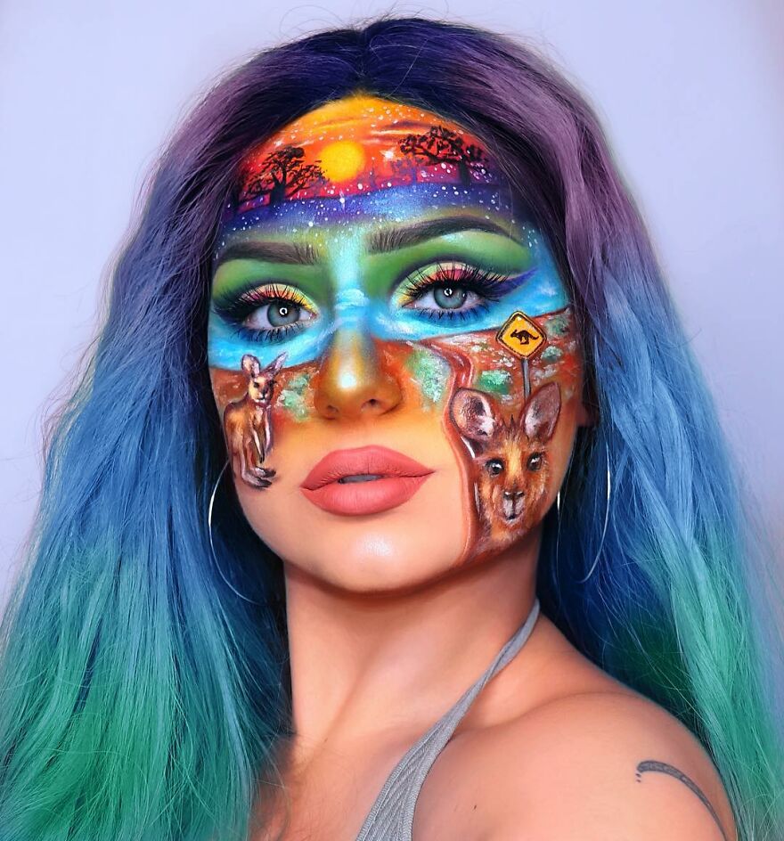 I Use Makeup To Create Art On My Face (107 Pics) I Use Makeup To Create Art On My Face (107 Pics)