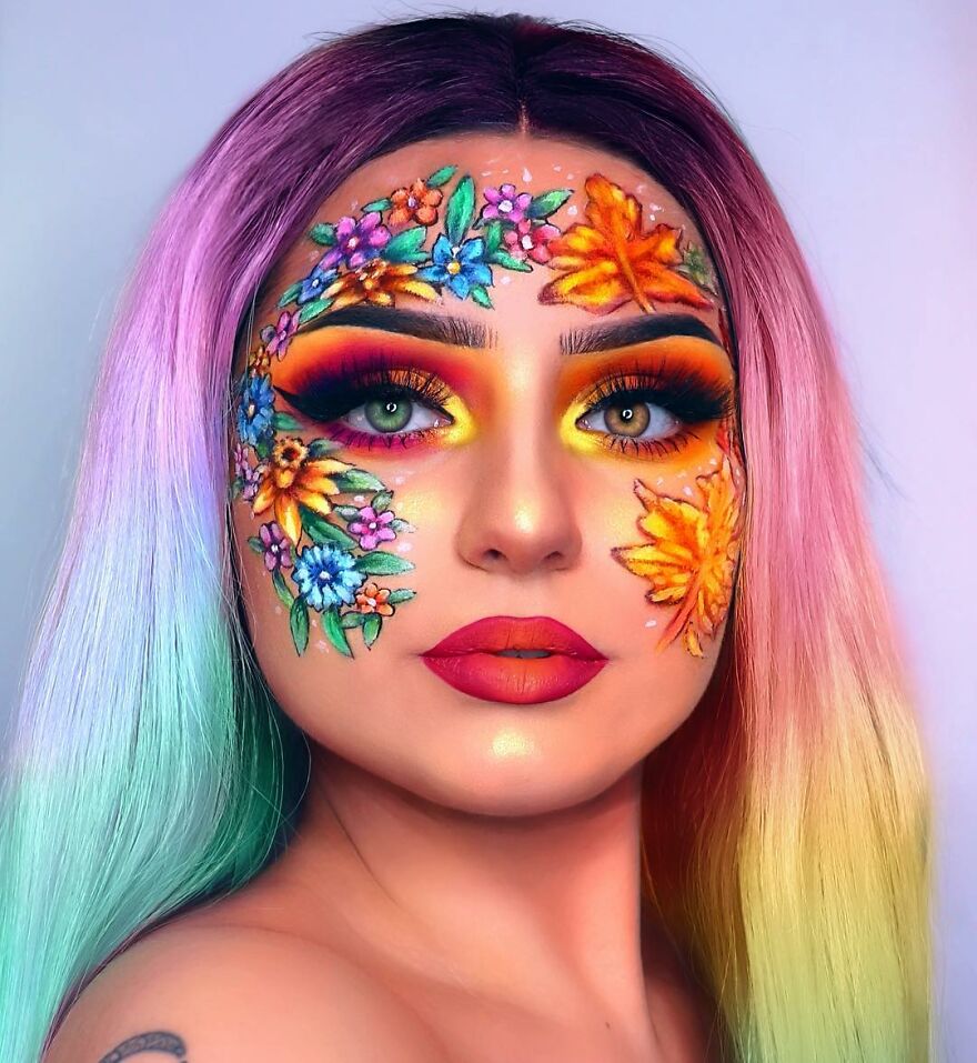 I Use Makeup To Create Art On My Face (107 Pics) I Use Makeup To Create Art On My Face (107 Pics)