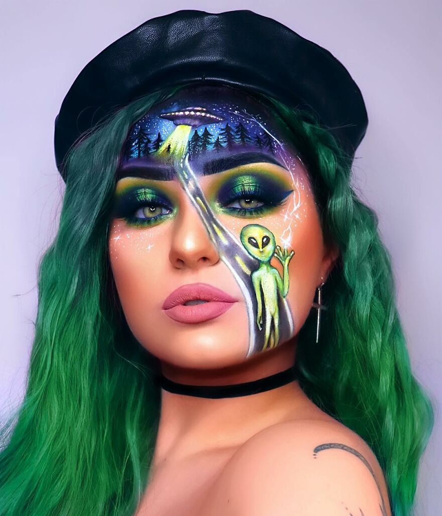 I Use Makeup To Create Art On My Face (107 Pics) I Use Makeup To Create Art On My Face (107 Pics)