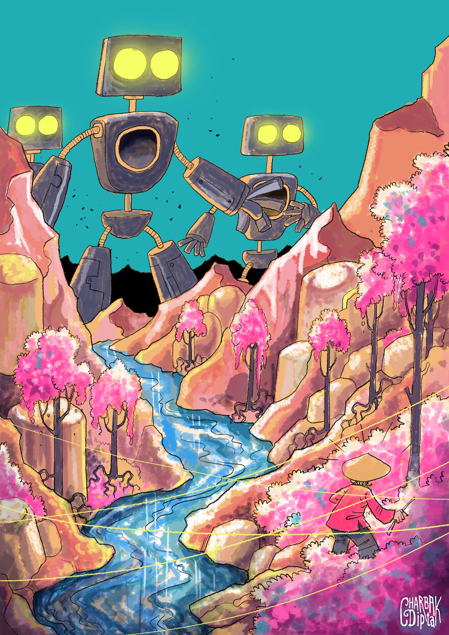 My Robot Illustration Series (10 Pics) My Robot Illustration Series (10 Pics)