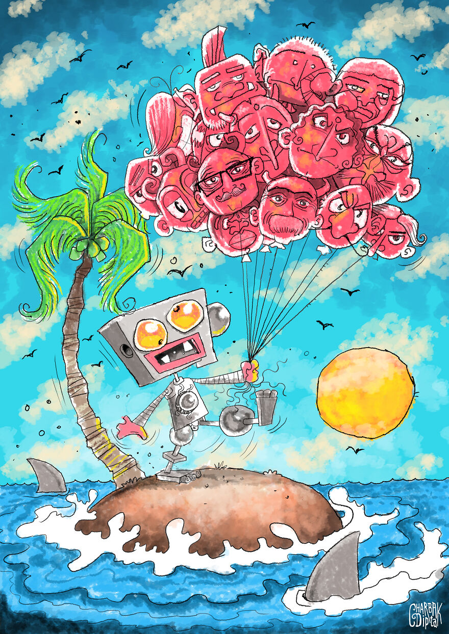 My Robot Illustration Series (10 Pics) My Robot Illustration Series (10 Pics)