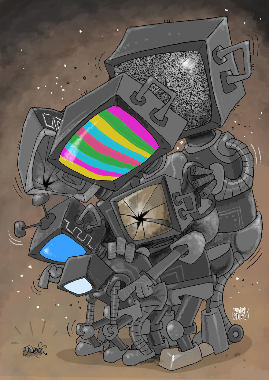 My Robot Illustration Series (10 Pics) My Robot Illustration Series (10 Pics)