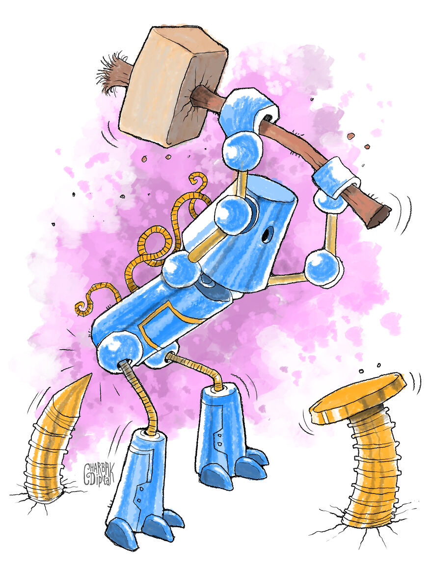 My Robot Illustration Series (10 Pics) My Robot Illustration Series (10 Pics)