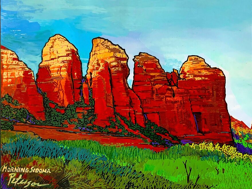 I Create Paintings From Pictures Taken On Road Trips I Create Paintings From Pictures Taken On Road Trips