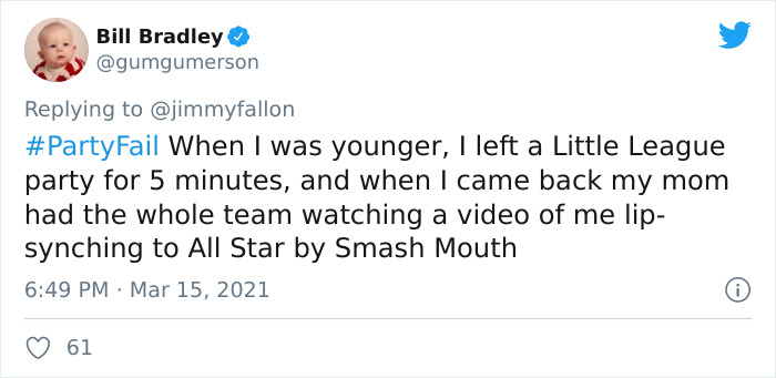 30 Hilariously Embarrassing Party Fail Stories That People Submitted For Jimmy Fallon’s Challenge 30 Hilariously Embarrassing Party Fail Stories That People Submitted For Jimmy Fallon’s Challenge