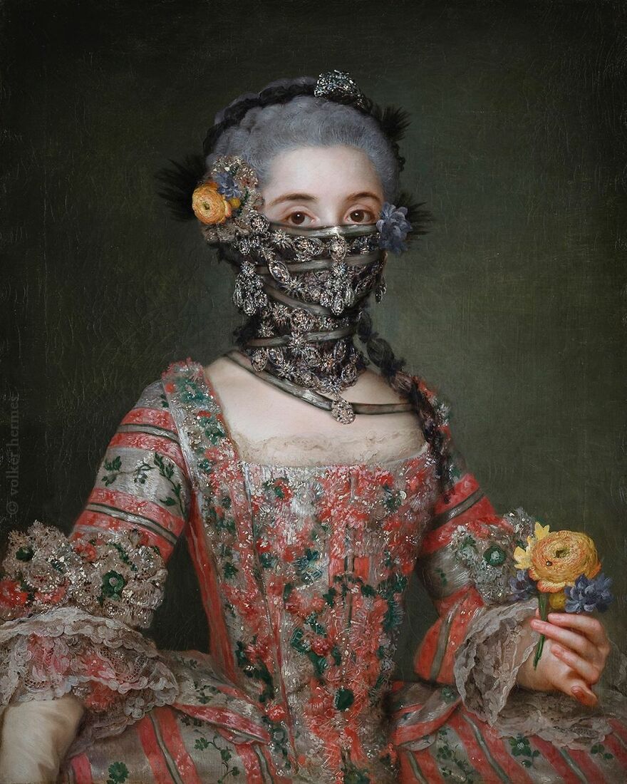Artist Puts Masks On Classical Paintings, And Instagram Is Loving It (30 Pics) Artist Puts Masks On Classical Paintings, And Instagram Is Loving It (30 Pics)