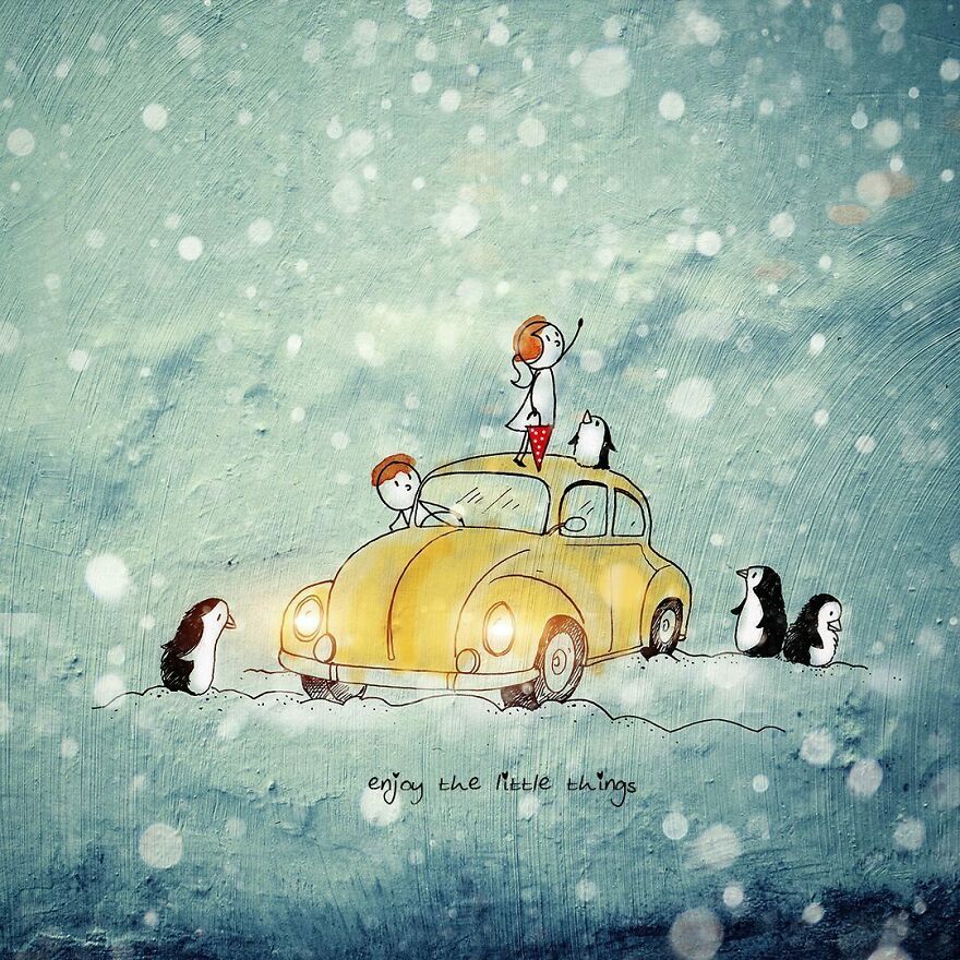 Artist Draws Adorable Illustrations About Love And Life, Here Are 62 Of The Best Artist Draws Adorable Illustrations About Love And Life, Here Are 62 Of The Best