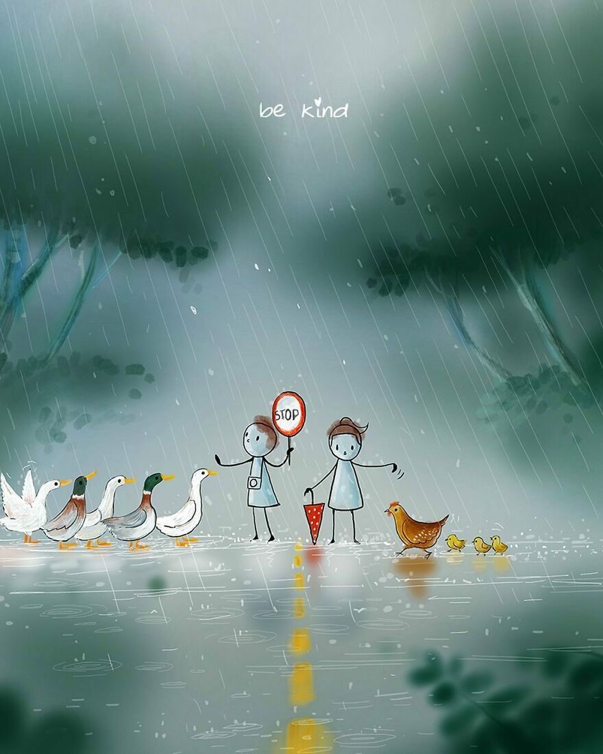 Artist Draws Adorable Illustrations About Love And Life, Here Are 62 Of The Best Artist Draws Adorable Illustrations About Love And Life, Here Are 62 Of The Best