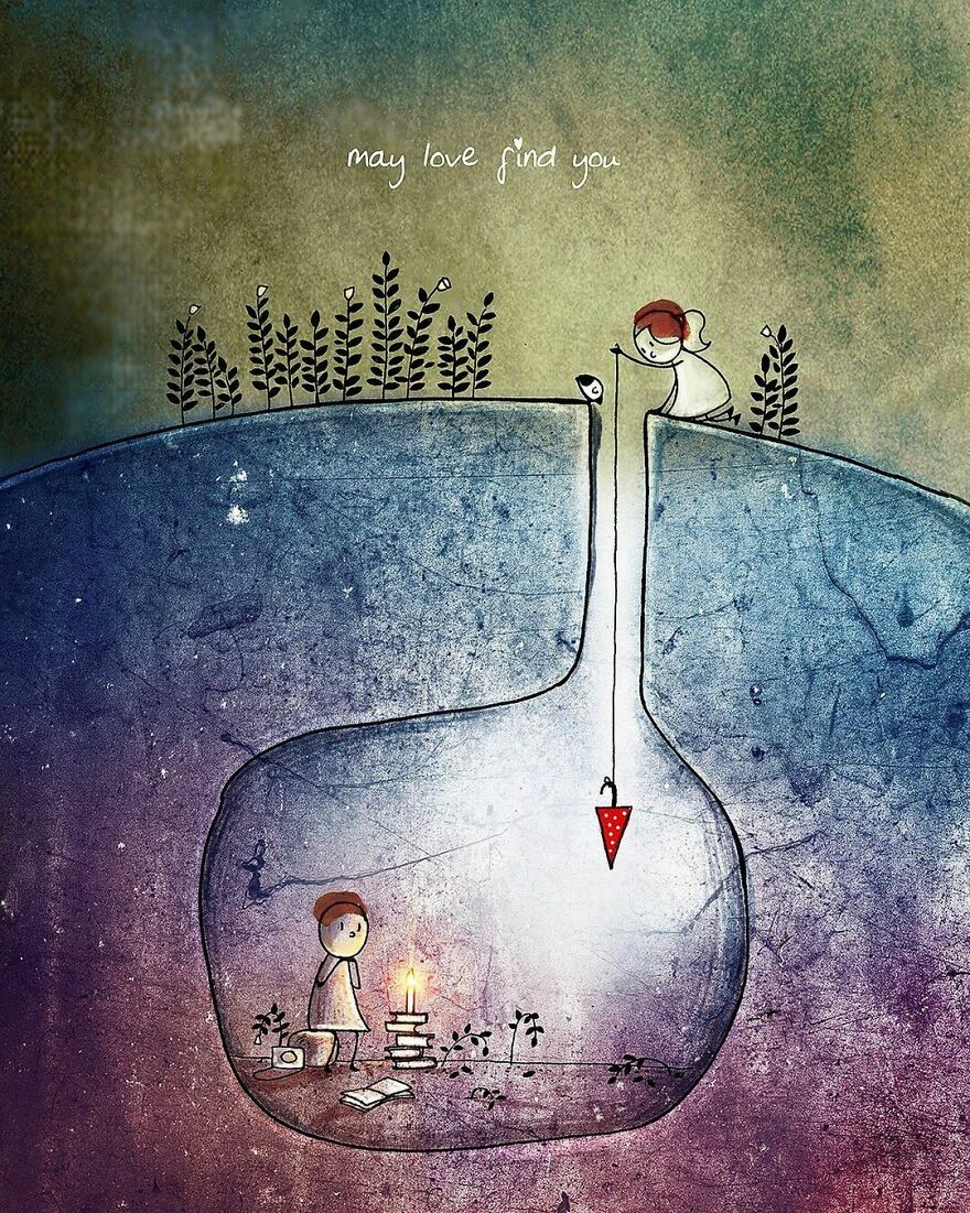 Artist Draws Adorable Illustrations About Love And Life, Here Are 62 Of The Best Artist Draws Adorable Illustrations About Love And Life, Here Are 62 Of The Best
