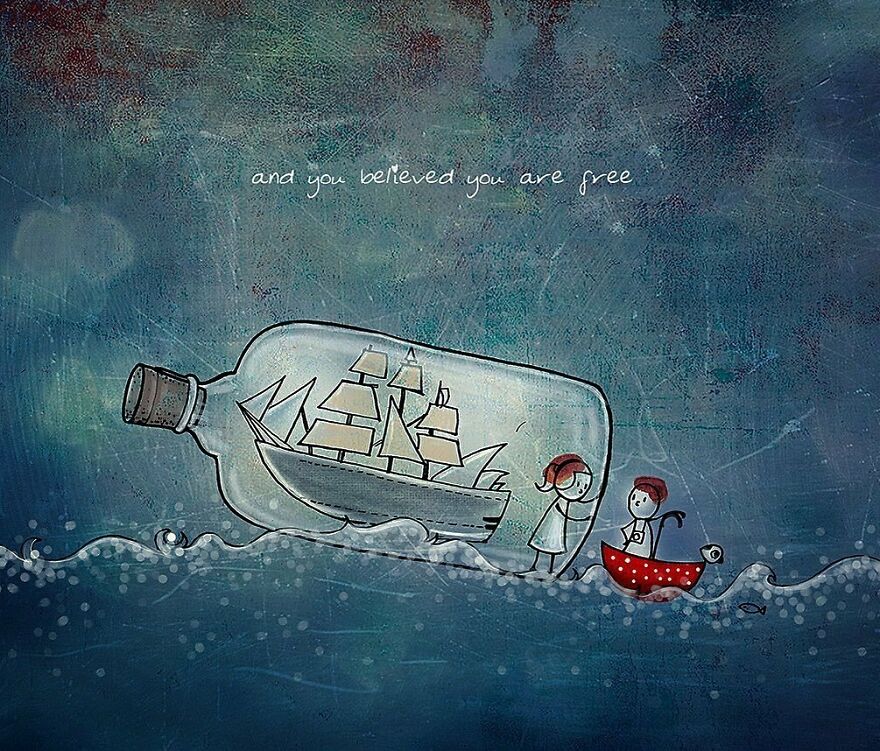 Artist Draws Adorable Illustrations About Love And Life, Here Are 62 Of The Best Artist Draws Adorable Illustrations About Love And Life, Here Are 62 Of The Best