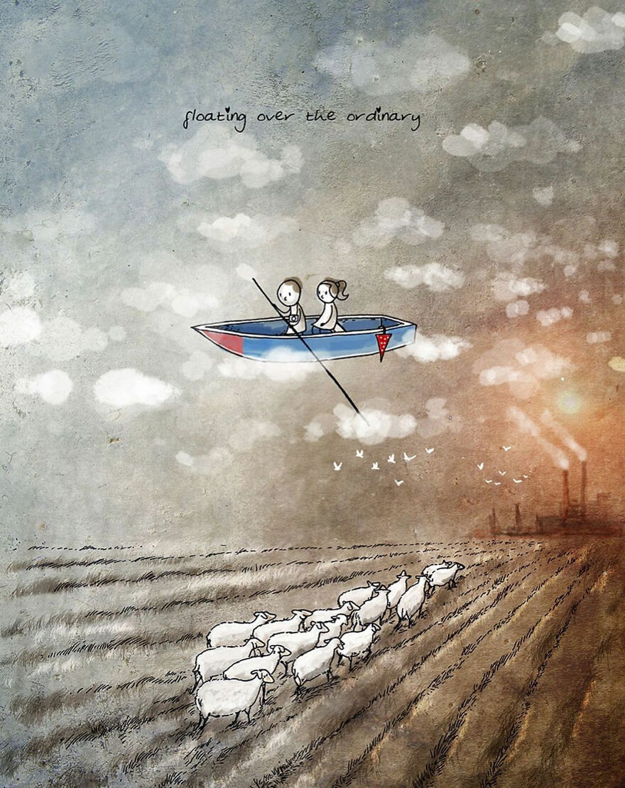 Artist Draws Adorable Illustrations About Love And Life, Here Are 62 Of The Best Artist Draws Adorable Illustrations About Love And Life, Here Are 62 Of The Best