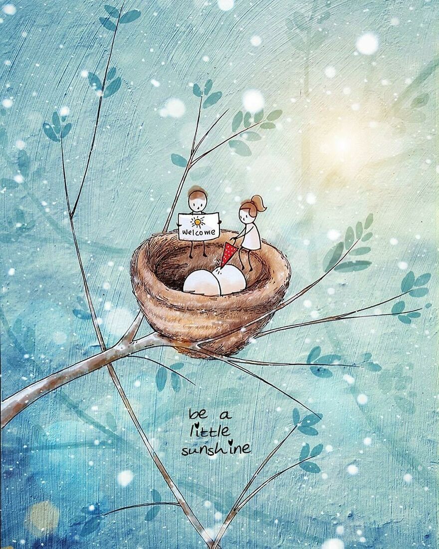 Artist Draws Adorable Illustrations About Love And Life, Here Are 62 Of The Best Artist Draws Adorable Illustrations About Love And Life, Here Are 62 Of The Best