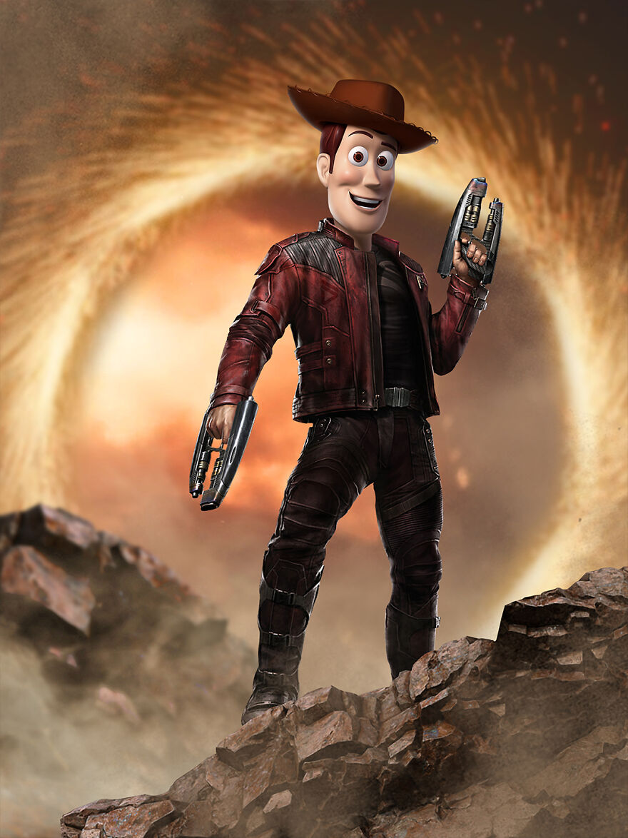 I Merge Two Characters That Have Something In Common Together (16 Pics)