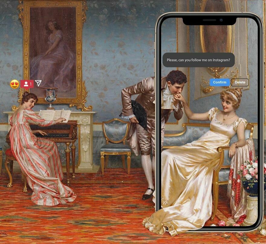 Digital Artist Re-Contextualizes Famous Paintings To Criticize Modern Society (30 Pics) Digital Artist Re-Contextualizes Famous Paintings To Criticize Modern Society (30 Pics)