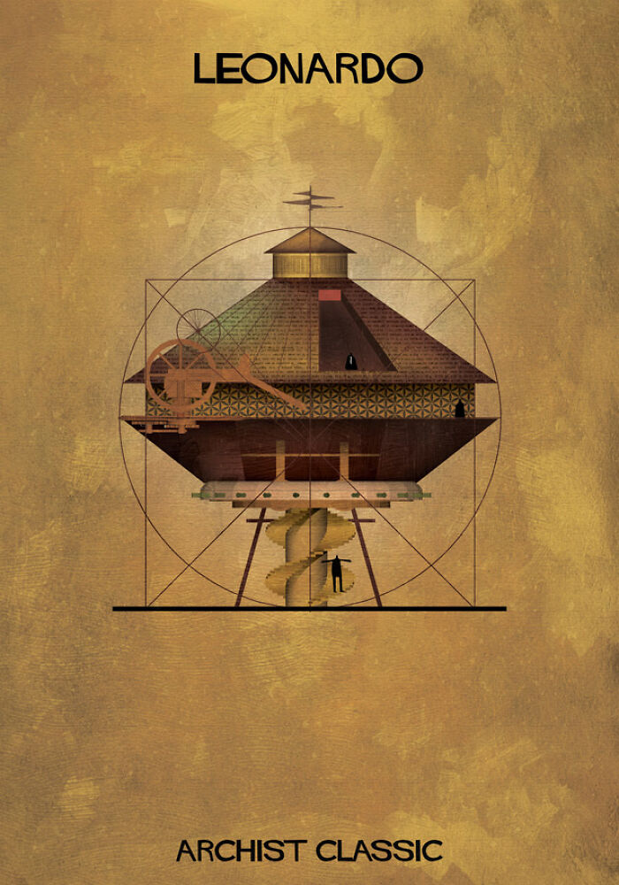 If 30 Iconic Artists Were Architects, As Imagined By Federico Babina