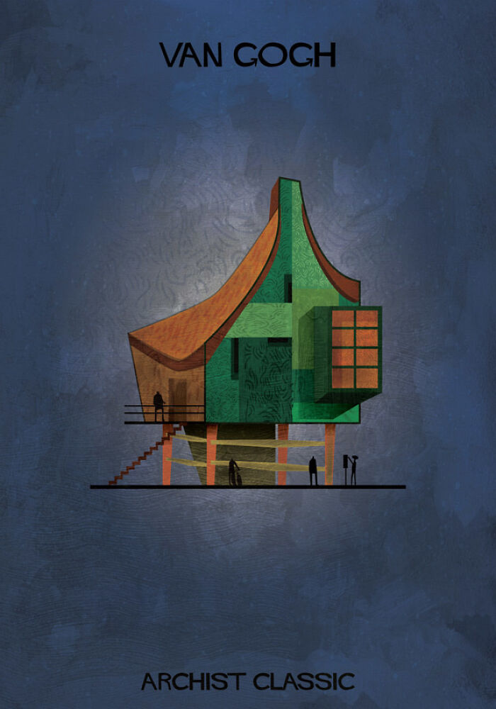 If 30 Iconic Artists Were Architects, As Imagined By Federico Babina