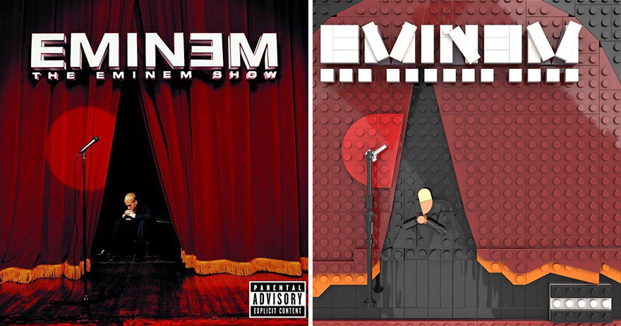 Artist Recreates Popular Music Albums With LEGO, And They’re Surprisingly Accurate (30 Pics)