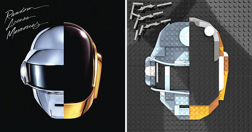 Artist Recreates Popular Music Albums With LEGO, And They’re Surprisingly Accurate (30 Pics)