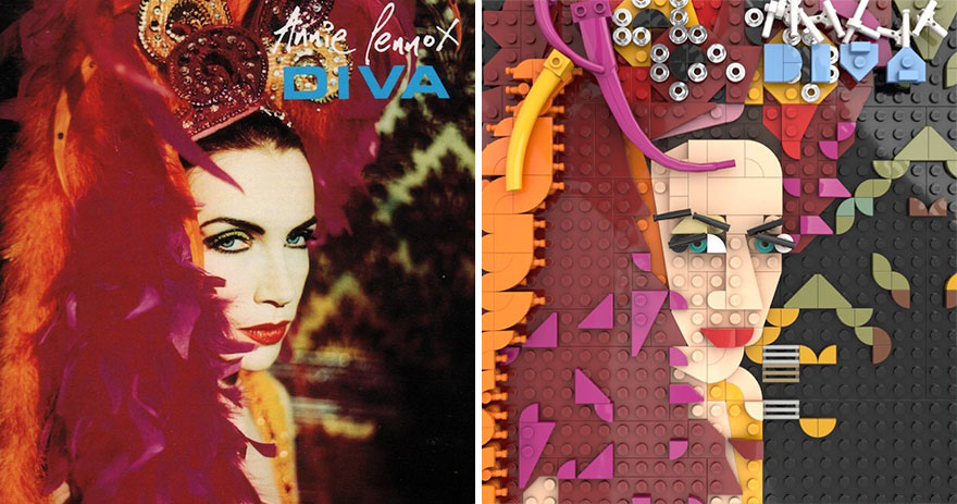 Artist Recreates Popular Music Albums With LEGO, And They’re Surprisingly Accurate (30 Pics)