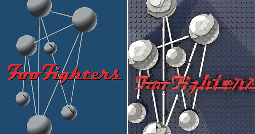 Artist Recreates Popular Music Albums With LEGO, And They’re Surprisingly Accurate (30 Pics)