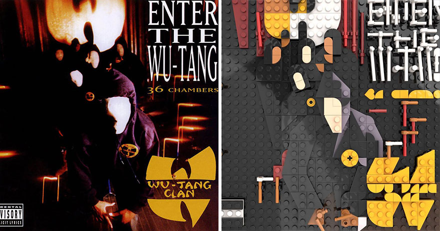 Artist Recreates Popular Music Albums With LEGO, And They’re Surprisingly Accurate (30 Pics)