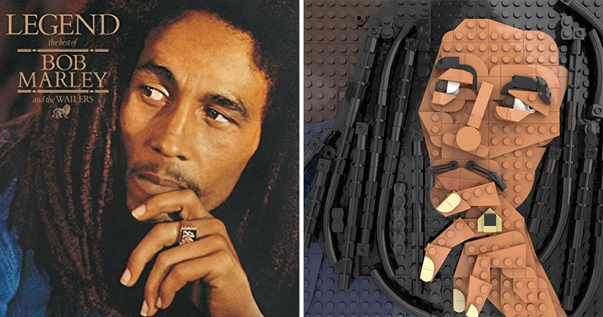 Artist Recreates Popular Music Albums With LEGO, And They’re Surprisingly Accurate (30 Pics)
