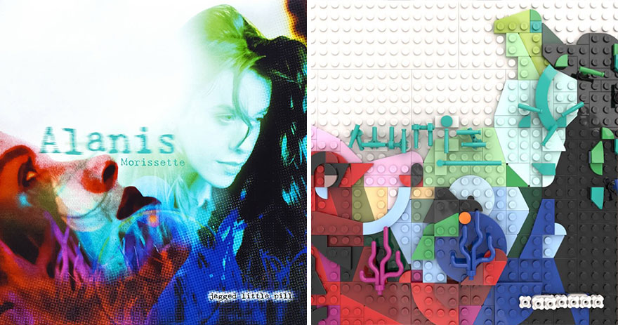Artist Recreates Popular Music Albums With LEGO, And They’re Surprisingly Accurate (30 Pics)