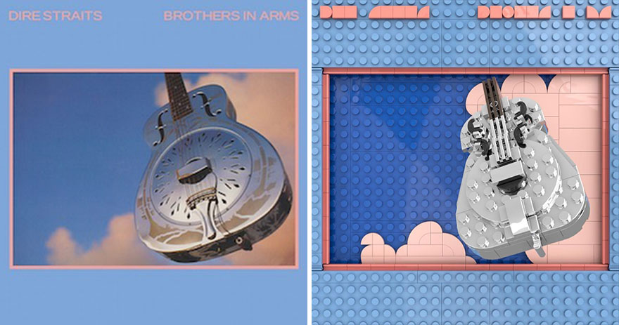 Artist Recreates Popular Music Albums With LEGO, And They’re Surprisingly Accurate (30 Pics)