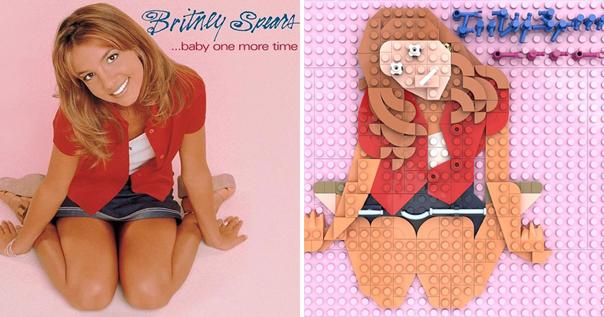 Artist Recreates Popular Music Albums With LEGO, And They’re Surprisingly Accurate (30 Pics)