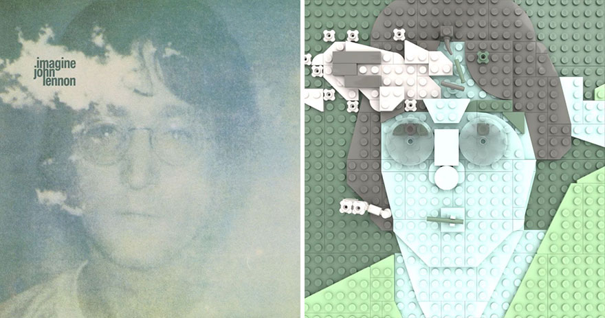 Artist Recreates Popular Music Albums With LEGO, And They’re Surprisingly Accurate (30 Pics)
