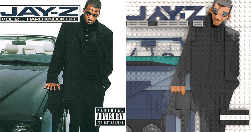 Artist Recreates Popular Music Albums With LEGO, And They’re Surprisingly Accurate (30 Pics)