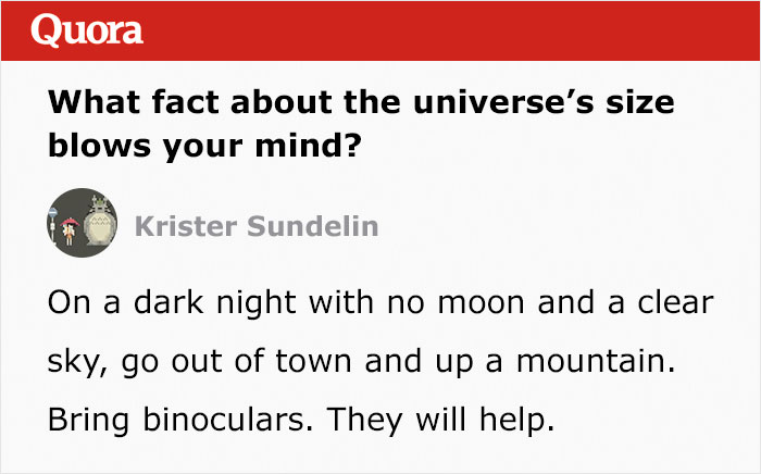 Person Deconstructs The Size Of The Universe So Well, It Makes People Question If Their Existence Even Matters Person Deconstructs The Size Of The Universe So Well, It Makes People Question If Their Existence Even Matters