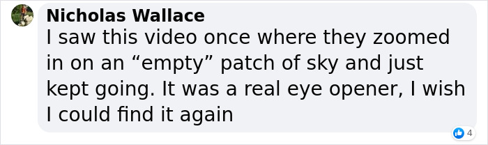 Person Deconstructs The Size Of The Universe So Well, It Makes People Question If Their Existence Even Matters Person Deconstructs The Size Of The Universe So Well, It Makes People Question If Their Existence Even Matters