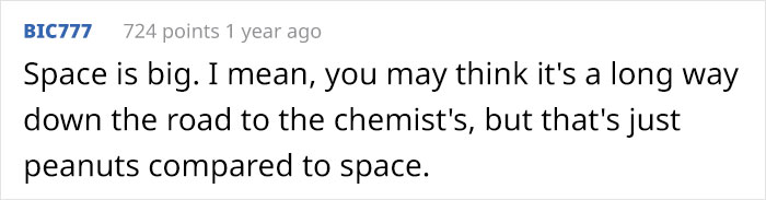 Person Deconstructs The Size Of The Universe So Well, It Makes People Question If Their Existence Even Matters Person Deconstructs The Size Of The Universe So Well, It Makes People Question If Their Existence Even Matters