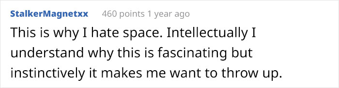 Person Deconstructs The Size Of The Universe So Well, It Makes People Question If Their Existence Even Matters Person Deconstructs The Size Of The Universe So Well, It Makes People Question If Their Existence Even Matters