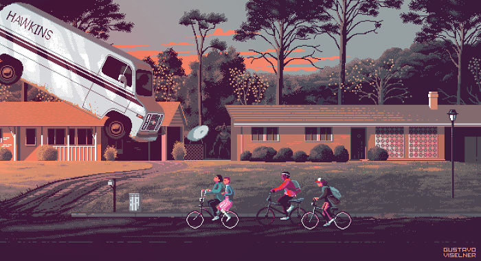 I’m A Pixel Artist And I Made Game Scenes Based On Popular Tv Series And Movies (30 Pics)