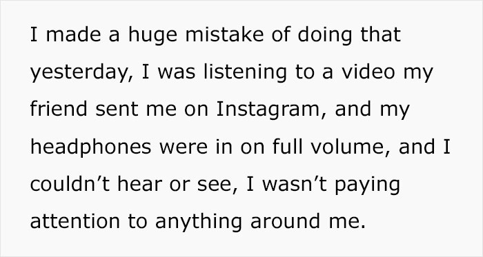 TikToker Shares How She Was Followed By A Man And Didn’t Notice A Woman Warning Her As She Was Wearing Headphones TikToker Shares How She Was Followed By A Man And Didn’t Notice A Woman Warning Her As She Was Wearing Headphones