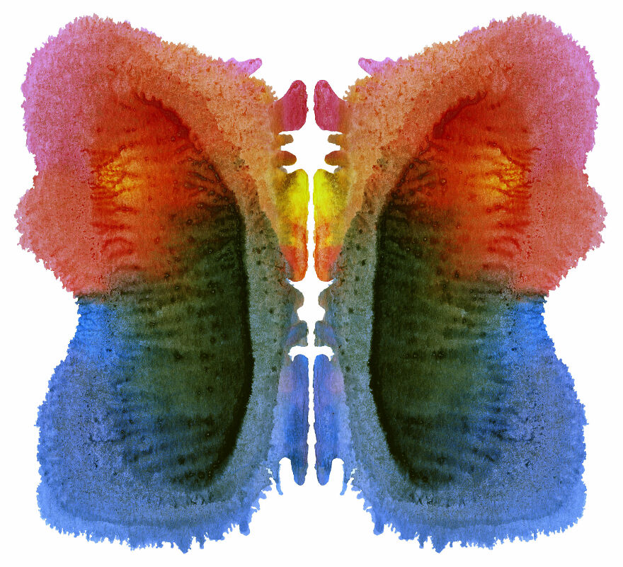 Here Are My 12 My Inkblot Creations, Share What You See