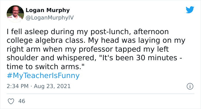 People Are Sharing Funny, Weird, And Embarrassing Stories About Their Teachers For Jimmy Fallon’s Challenge (40 Pics) People Are Sharing Funny, Weird, And Embarrassing Stories About Their Teachers For Jimmy Fallon’s Challenge (40 Pics)