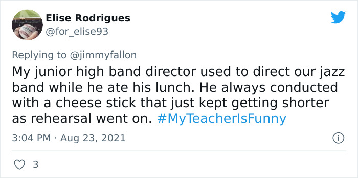 People Are Sharing Funny, Weird, And Embarrassing Stories About Their Teachers For Jimmy Fallon’s Challenge (40 Pics) People Are Sharing Funny, Weird, And Embarrassing Stories About Their Teachers For Jimmy Fallon’s Challenge (40 Pics)
