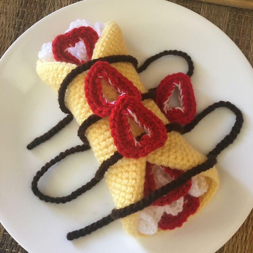Artist Creates Delicious-Looking Crochet Food And You Will Probably Want To Eat It (30 Pics) Artist Creates Delicious-Looking Crochet Food And You Will Probably Want To Eat It (30 Pics)