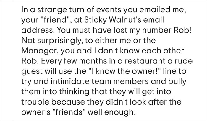 Restaurant Owner Puts Entitled Customer In Their Place With A Mic-Drop Response To Their Bad Tripadvisor Review