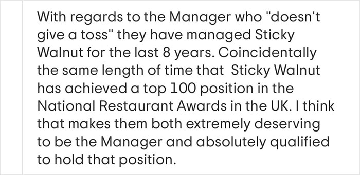 Restaurant Owner Puts Entitled Customer In Their Place With A Mic-Drop Response To Their Bad Tripadvisor Review