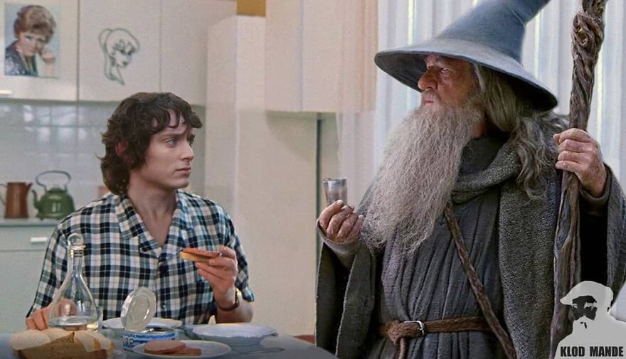 60 Funny Edits This Artist Created By Mixing Russian And Hollywood Pop Culture