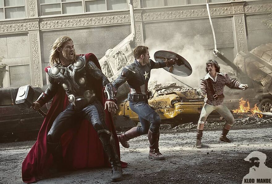 60 Funny Edits This Artist Created By Mixing Russian And Hollywood Pop Culture